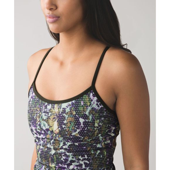 Lululemon Power Y Tank - Floral Sport Gator 10 - Picture 3 of 8